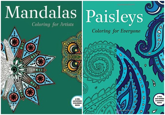 Paisley And Mandala Coloring
