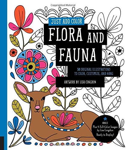 Flora And Fauna Coloring Book