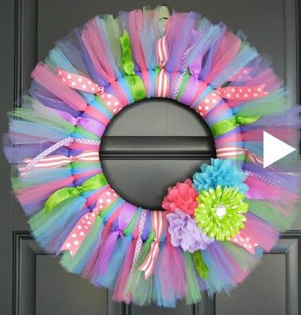 How To Make A Easter Wreath