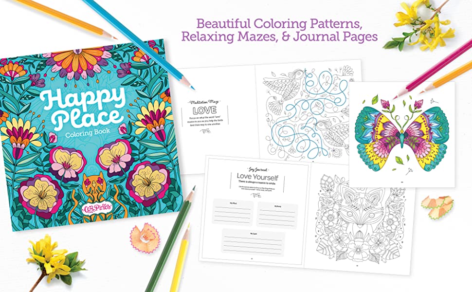 Happy Place Coloring Book Review