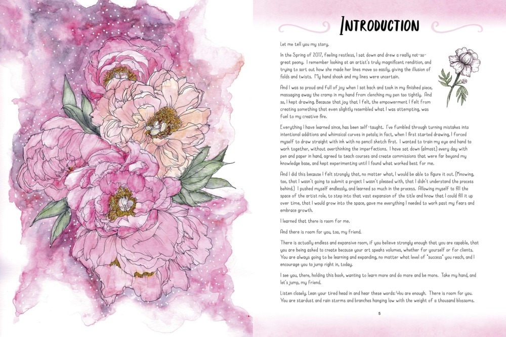 Illustration Studio: Inking Florals Review
